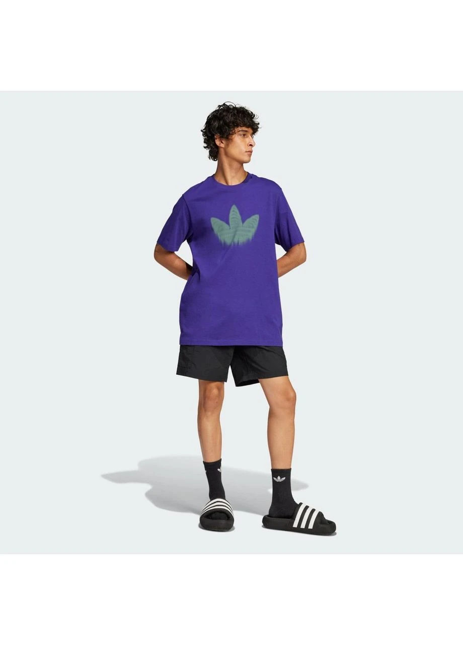 Фіолетова футболка skeleton tr tee violet jj0666 adidas