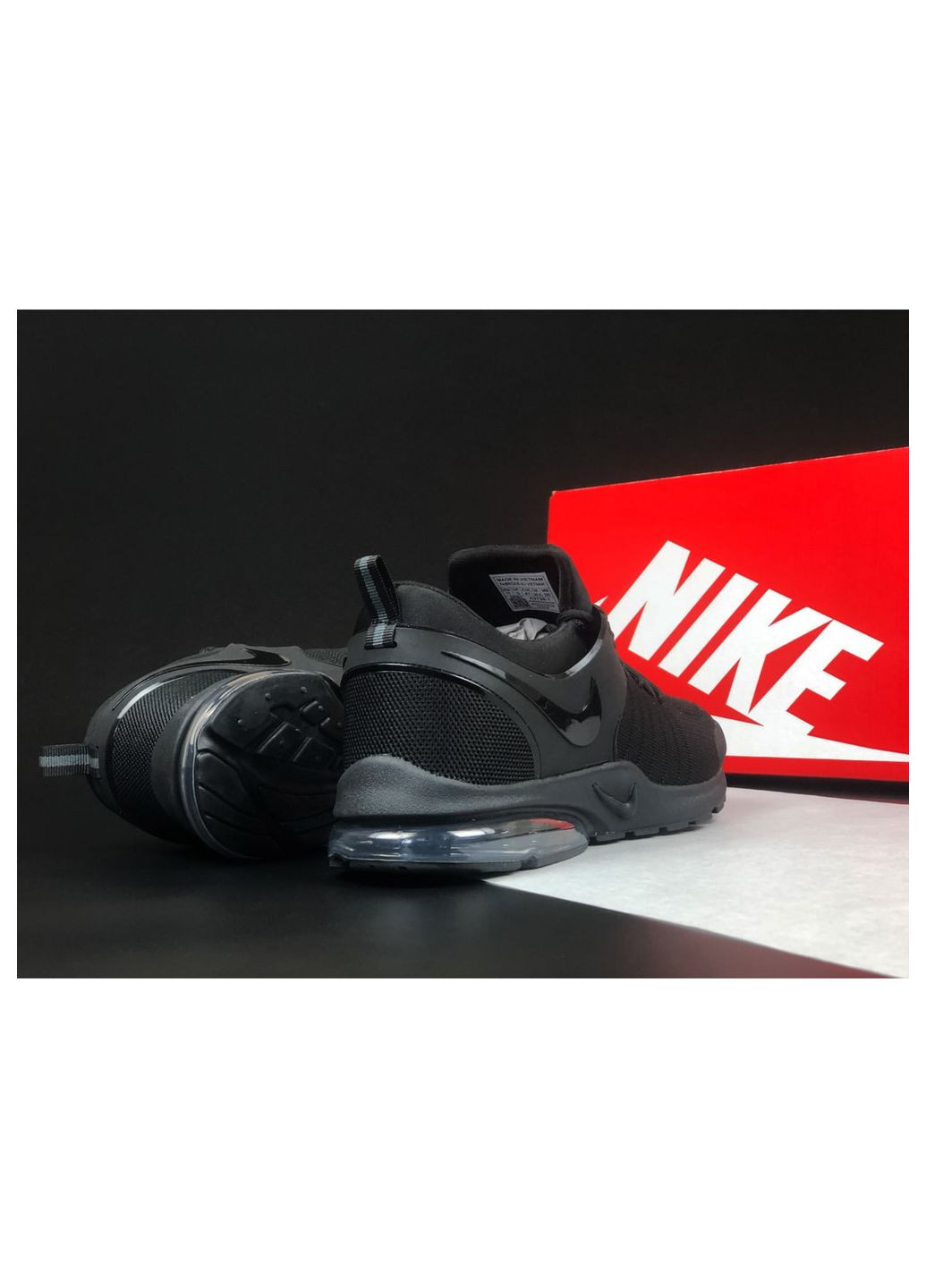 Черные демисезонные кроссовки мужские, вьетнам Nike Air Presto