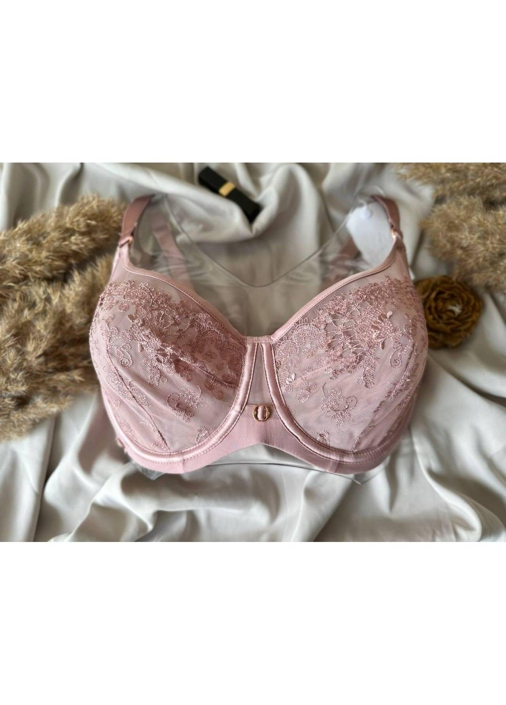 Пудровий бюстгальтер без поролону 11280 пудровий Lanny Mode