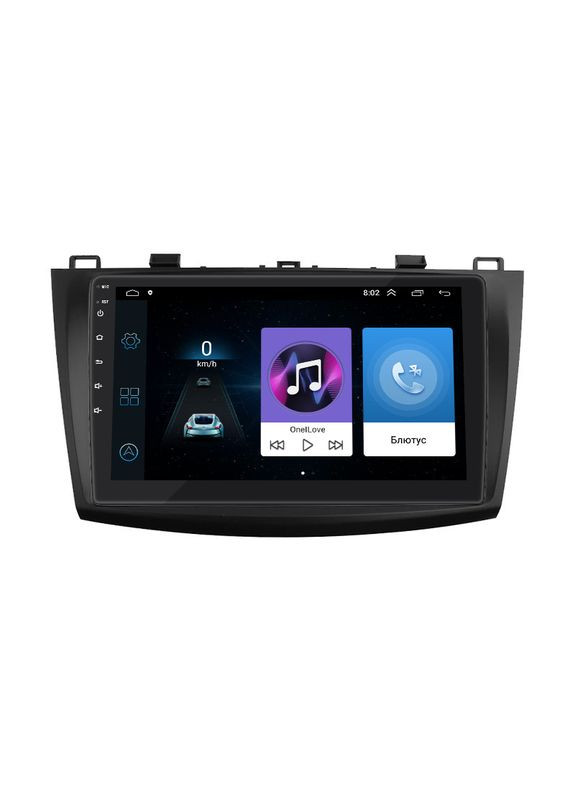 Штатная магнитола для Mazda 3 II (BL) Рестайлинг 2011-2013 экран 9" 1/16Gb/ Wi-Fi GPS Optima 2шт Lesko (336192941)