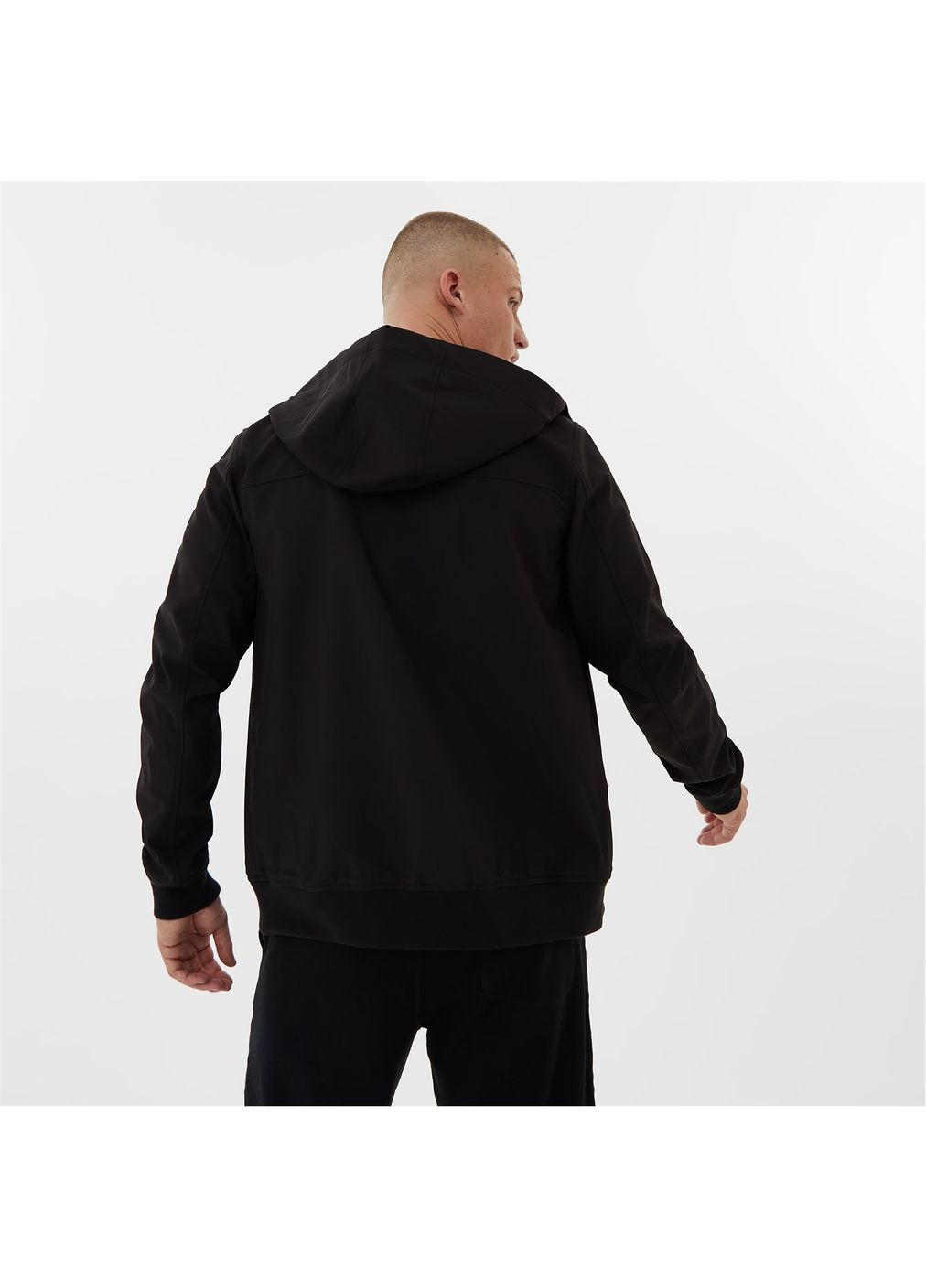 Чорна куртка men soft shell jacket black Everlast