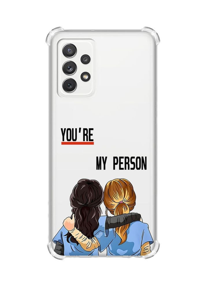 Чехол с утолщёнными углами на Samsung Galaxy A72:: Подружки с Анатомии (принт 251) Creative (359491170)