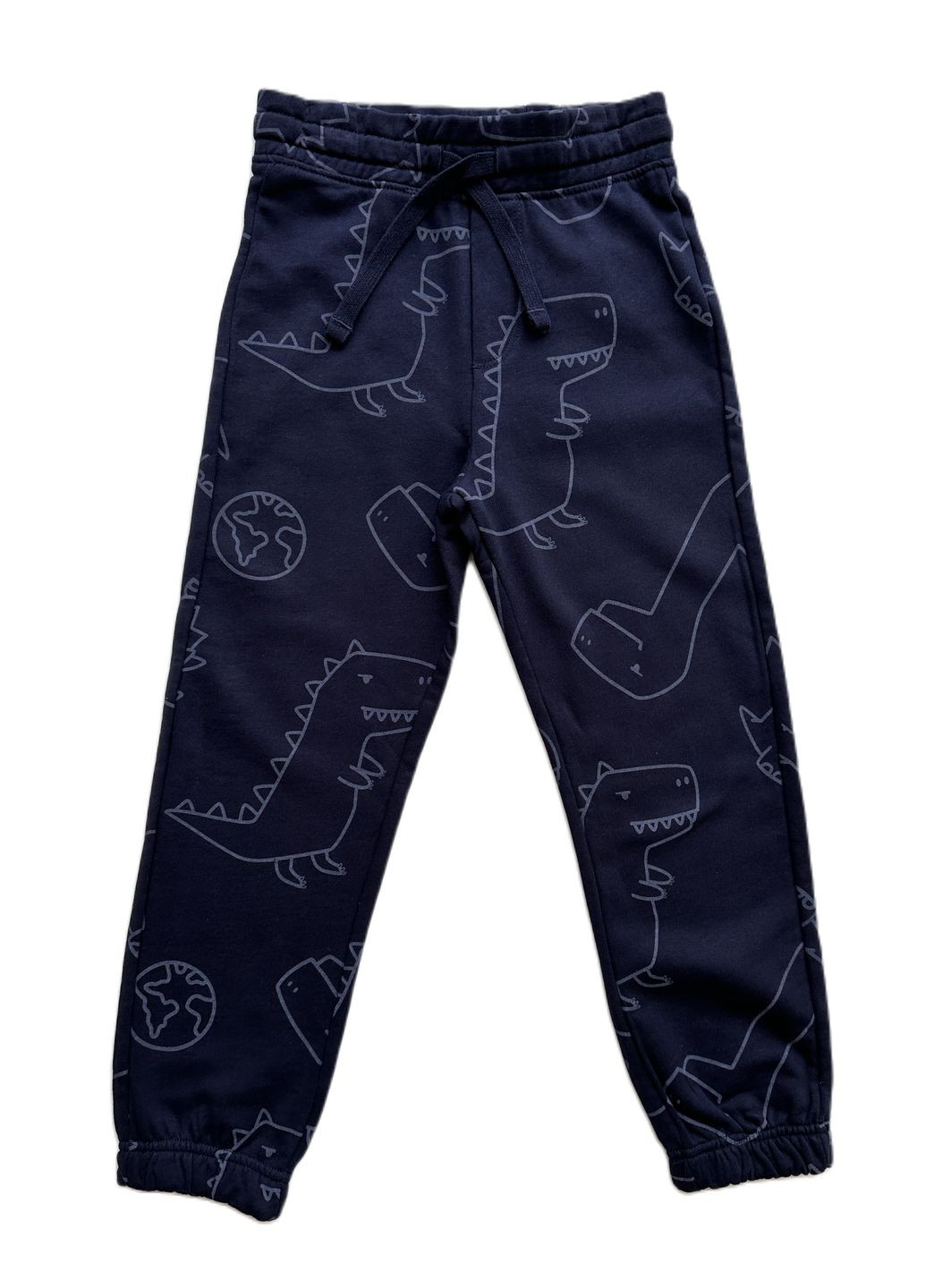 Костюм (3шт) спортивні штани-джогери сірі + темно-сині + футболка оранжева 2000-18/2000-19/2000-21 OVS (292559229)