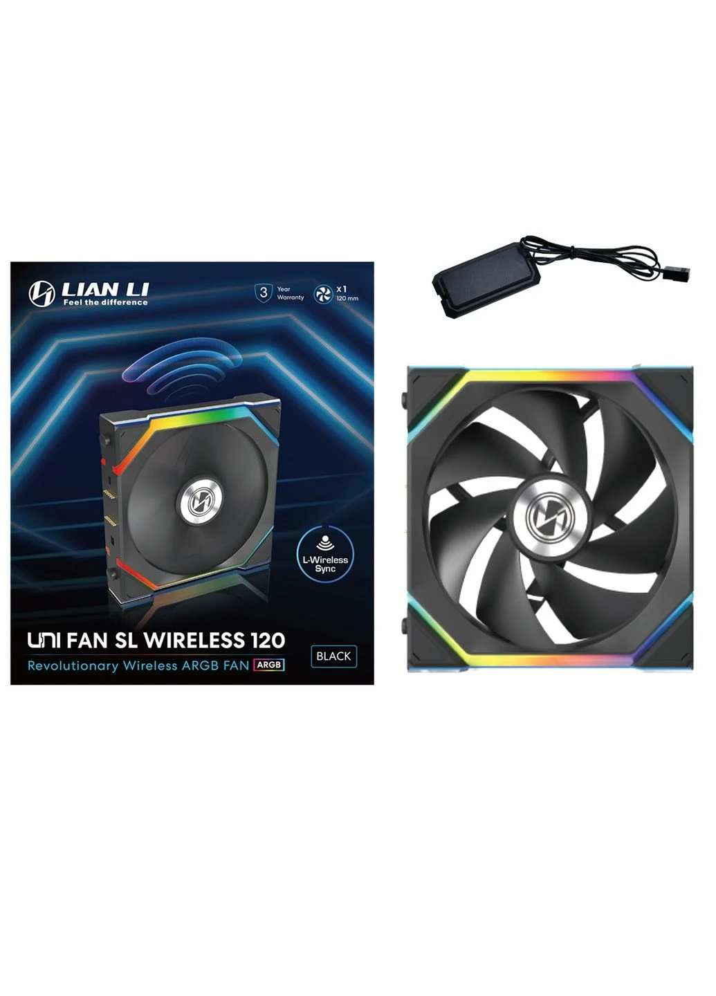 Вентилятор Uni Fan SL Wireless 120-1 Black (G99.12SL1W1B.00) Lian Li (374466247)