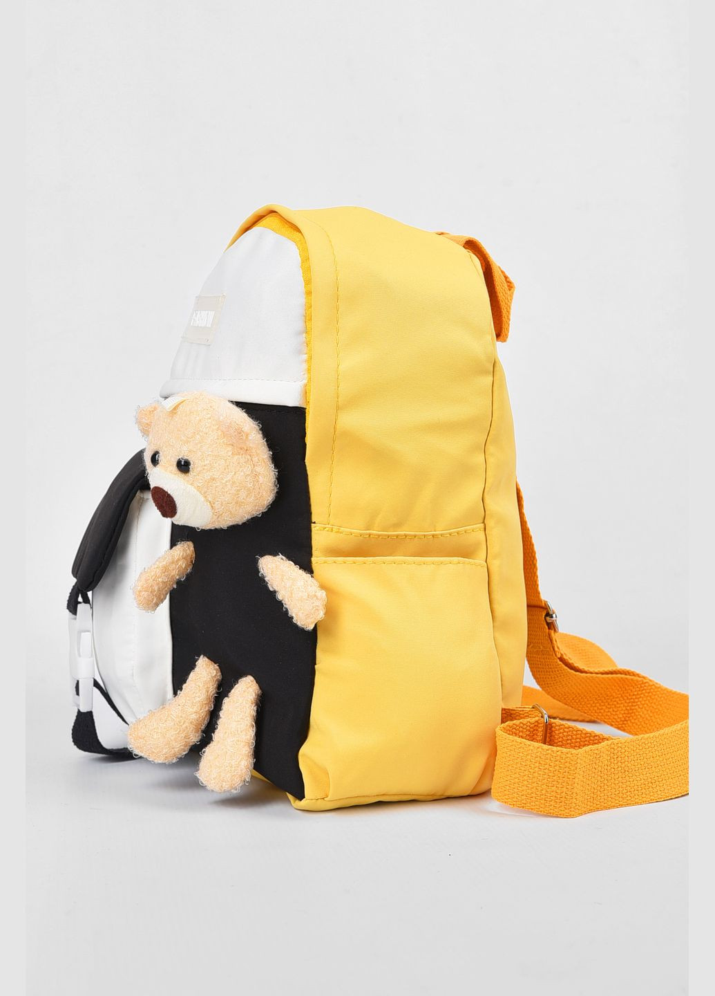 Рюкзак детский текстильный оранжевого цвета Let's Shop (308202423)