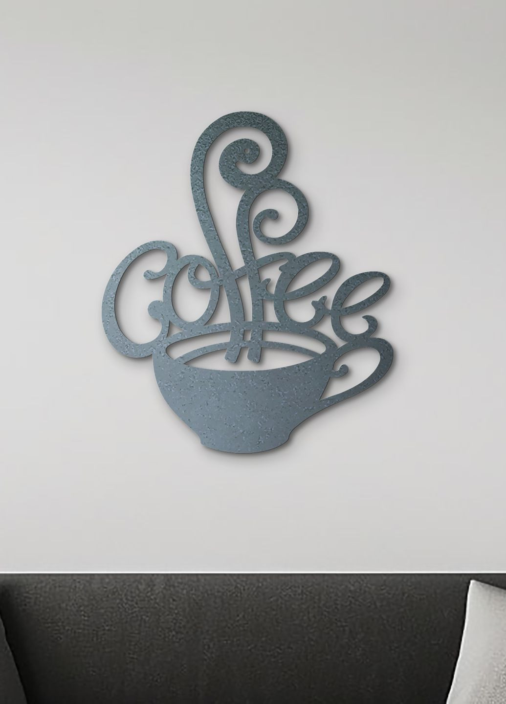 Современная картина на кухню, декоративное панно из дерева "Чашка кофе", стиль минимализм 20х23 см Woodyard (291843105)