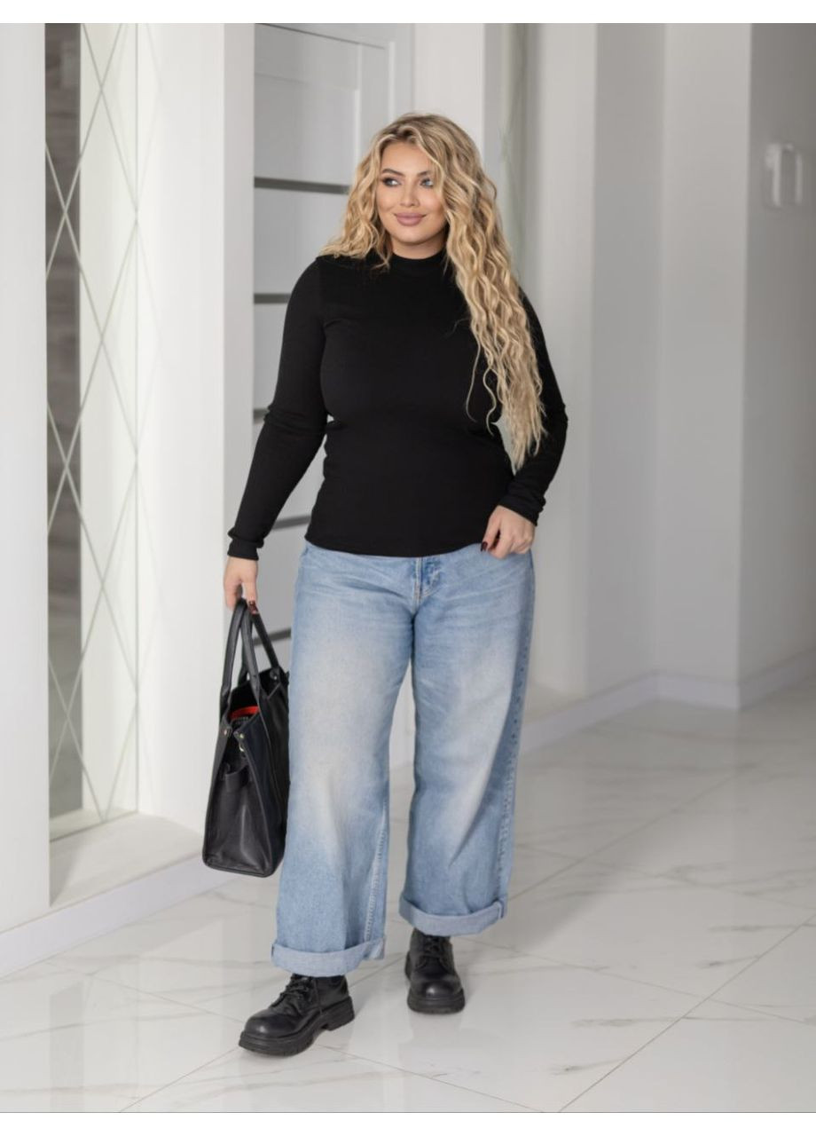 Женский теплый гольф с ангоры-рубчик — ЗАМЕР В ОПИСАНИИ DK/DL Мода без кордонів (366883219)