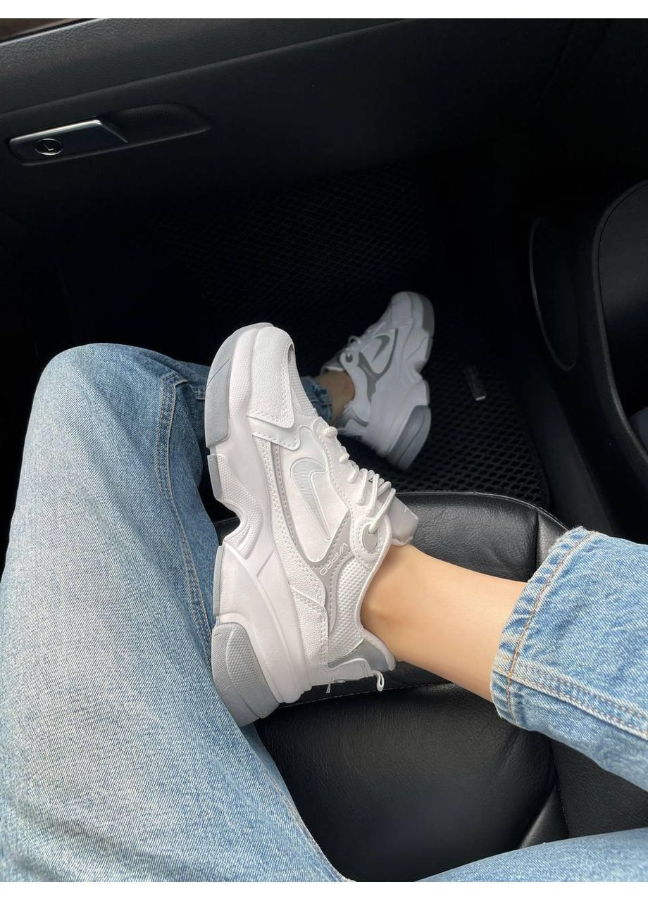 КРОСІВКИ ЖІНОЧІ NIKE PRO SILVER НАЙК No Brand білі демісезони (367168499)