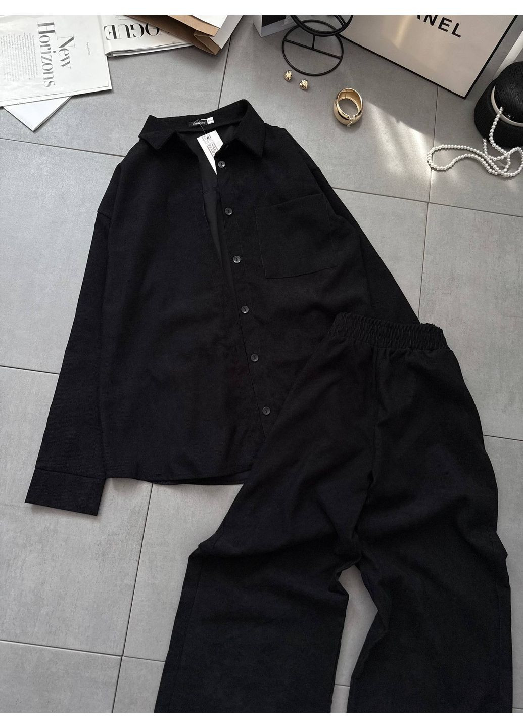 💼 Костюм батал «Urban Comfort» из микровельвета — Размерная сетка в описании DK/DL Мода без кордонів (359556913)