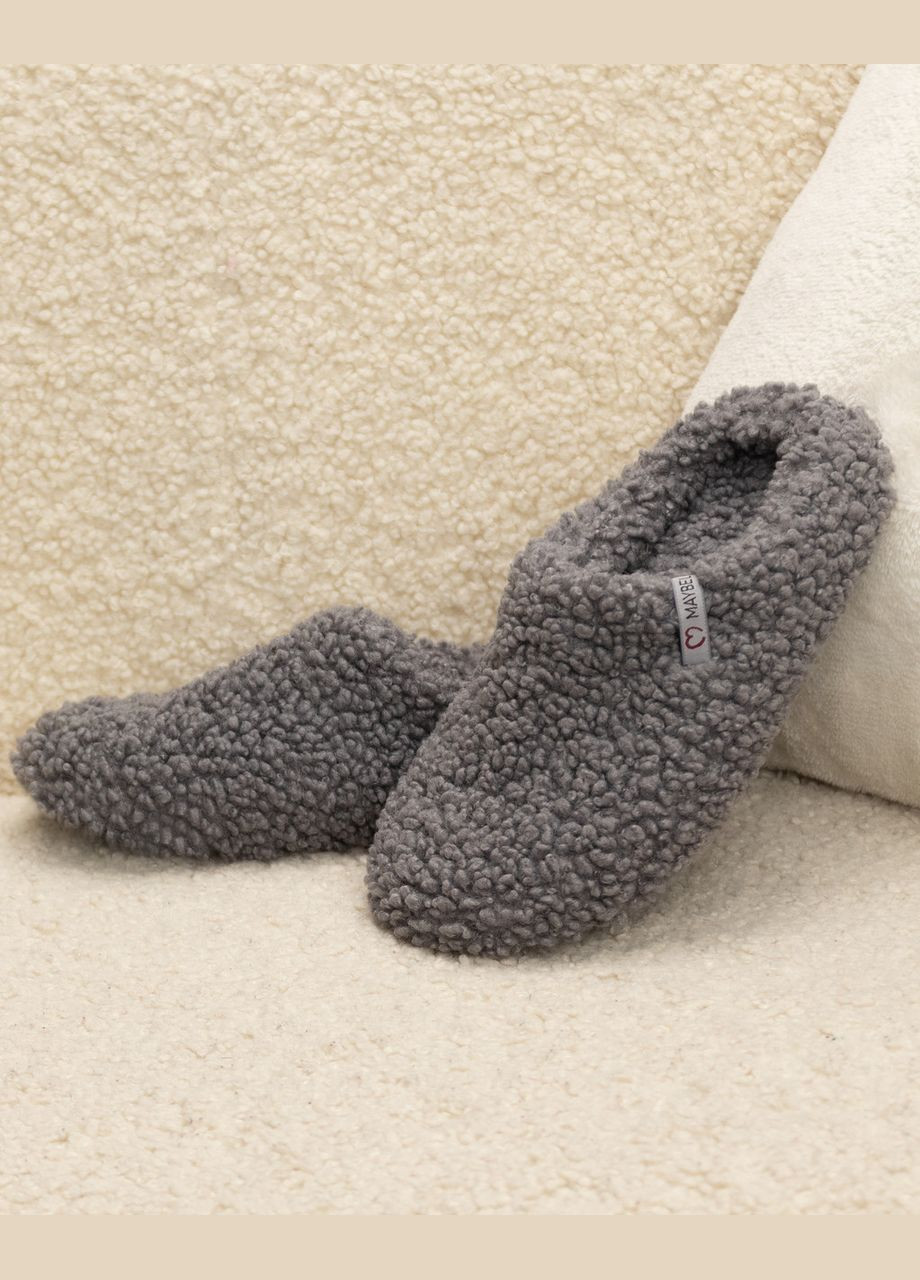 Подарочный набор Тедди тапочки та косметичка Графит Maybel (304392832)