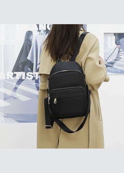 Жіночий рюкзак X-5 нейлоновий чорний No Brand (326487687)