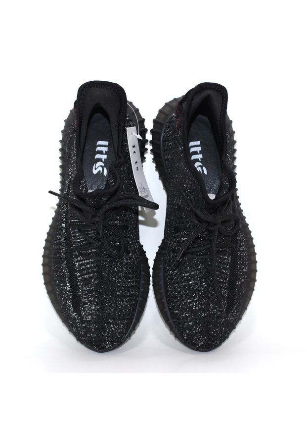 Стильные молодежные текстильные кроссовки на силиконовой бустерной подошве Fashion чёрные (350888320)