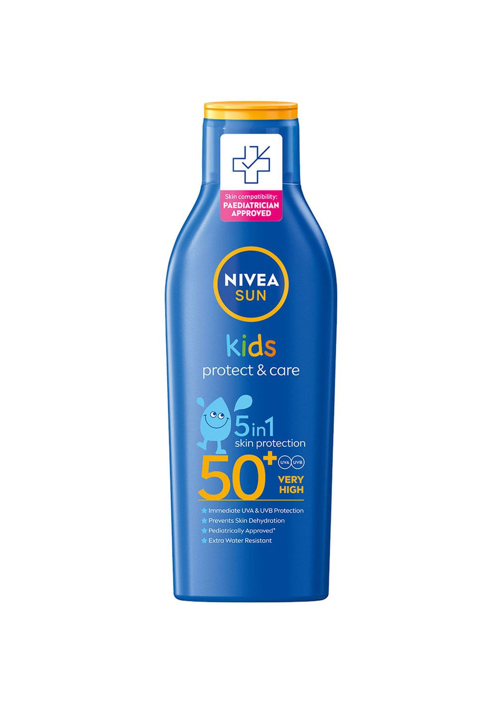Детский солнцезащитный лосьон Sun Защита и уход SPF 50+ 200 мл Nivea 85486 (328397565)
