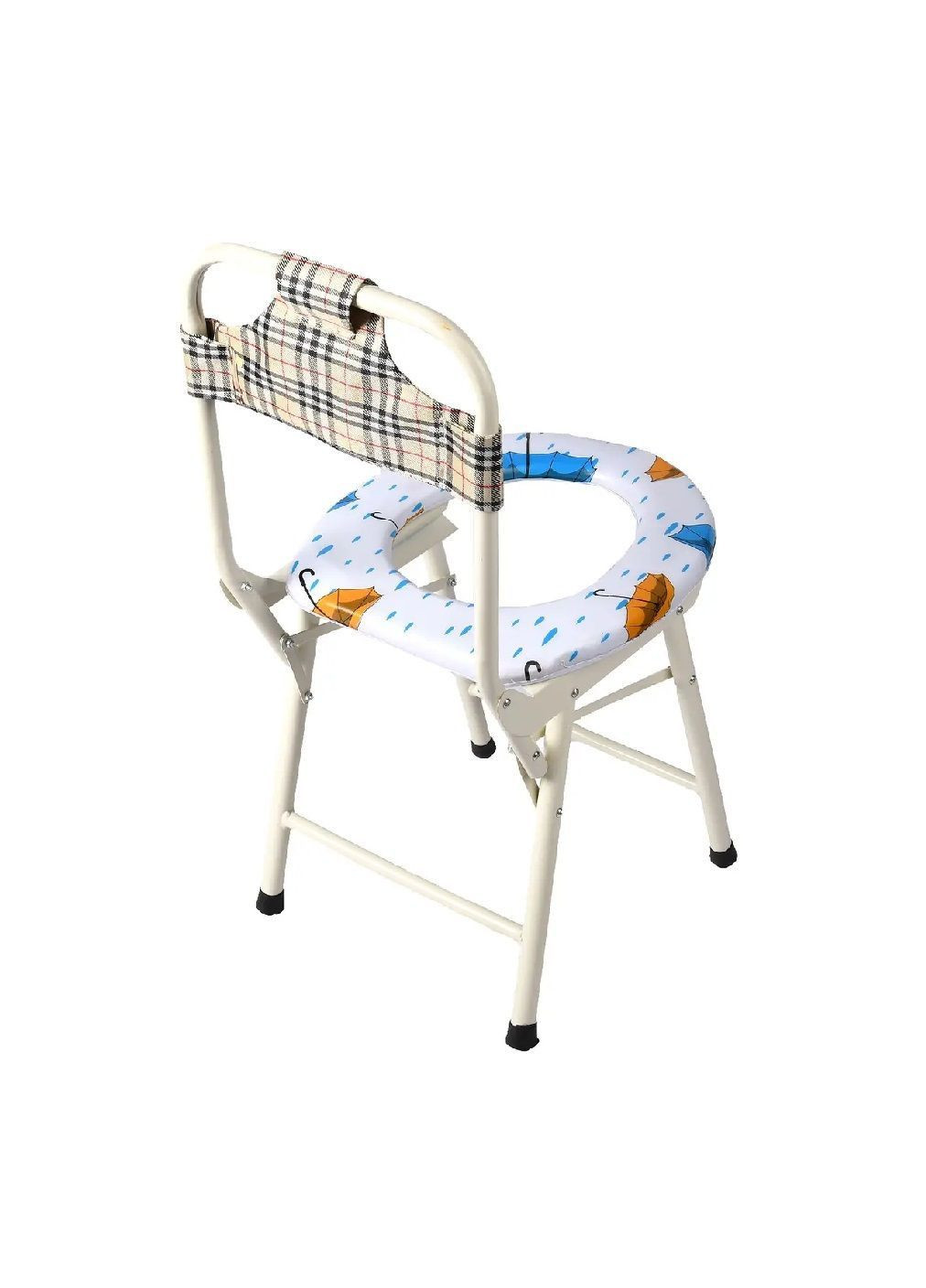 Стул туалет портативный нерегулируемый складная конструкция с противоскользящими накладками на ножках 40х35х75 см (479467-Prob) Unbranded (320098133)