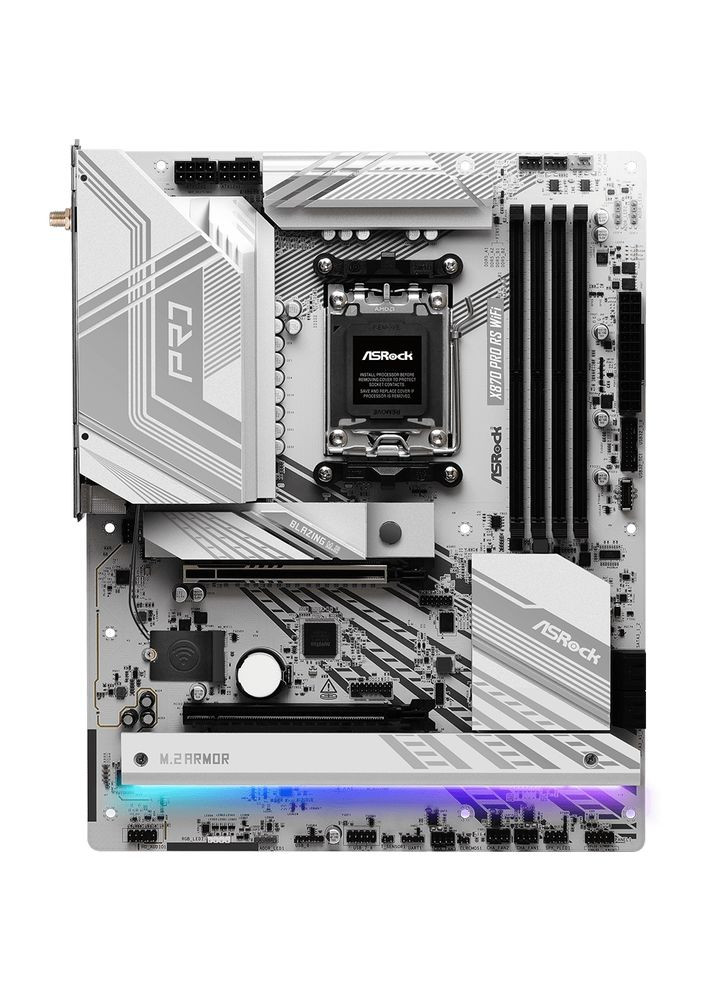 X870 PRO RS WIFI (AM5/X870, 4*DDR5, 2xPCIex16, HDMI/USB4, 4xSATA, 3xM.2, 2.5GLan, ATX) ASRock (322538135)