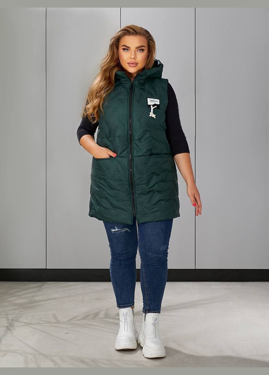 Жіноча жилетка з капюшоном New Trend (304990800)