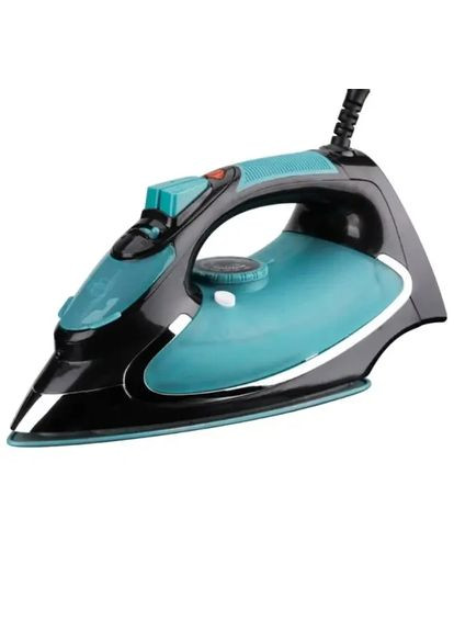 Паровой утюг MS 1193G керамическая подошва паровой удар вертикальное отпаривание 1200 Вт Черно/Синяя Domotec (357208100)