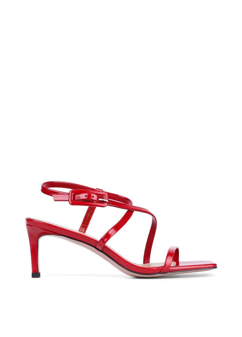 Жіночі Босоніжки 203-24104-31-3 Червоний Шкіра MIRATON (327538658)