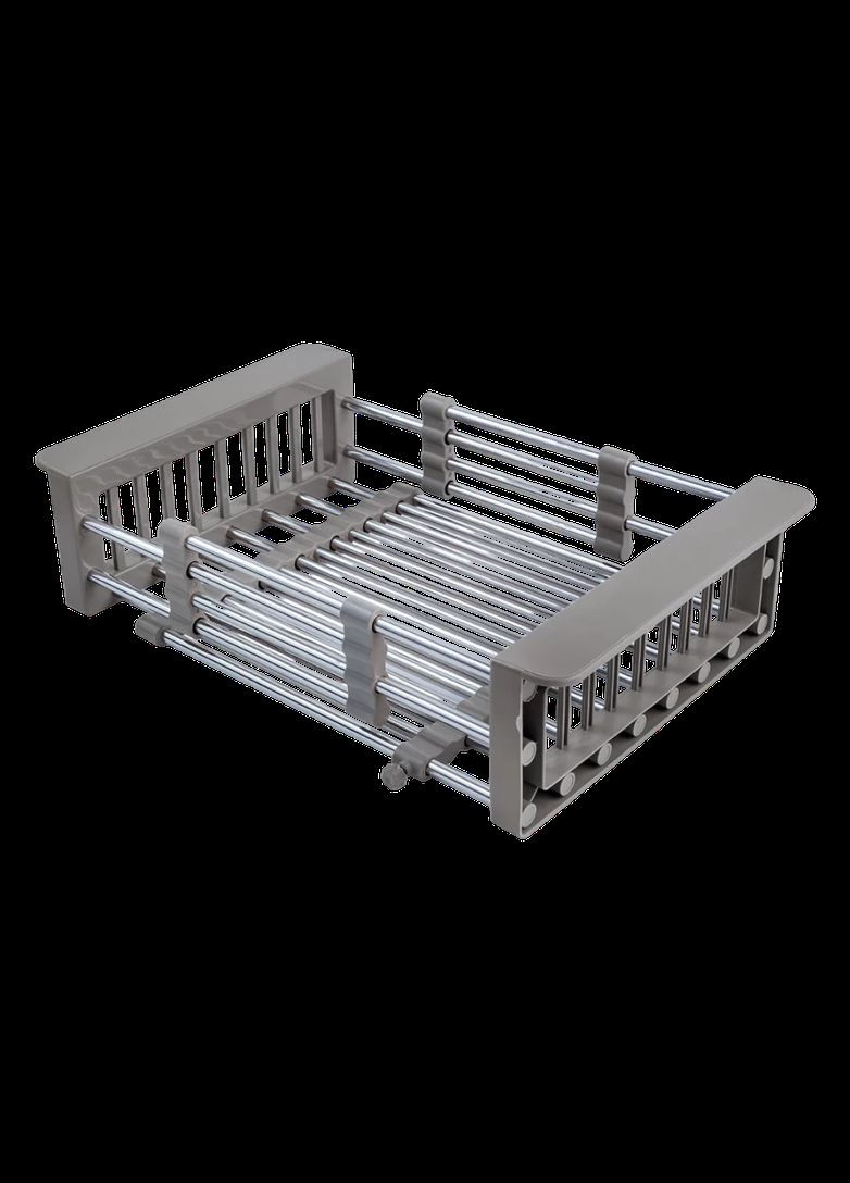 Набор кухонной мойки со смесителем 50*50 нержавейка Handmade Platinum (336938423)