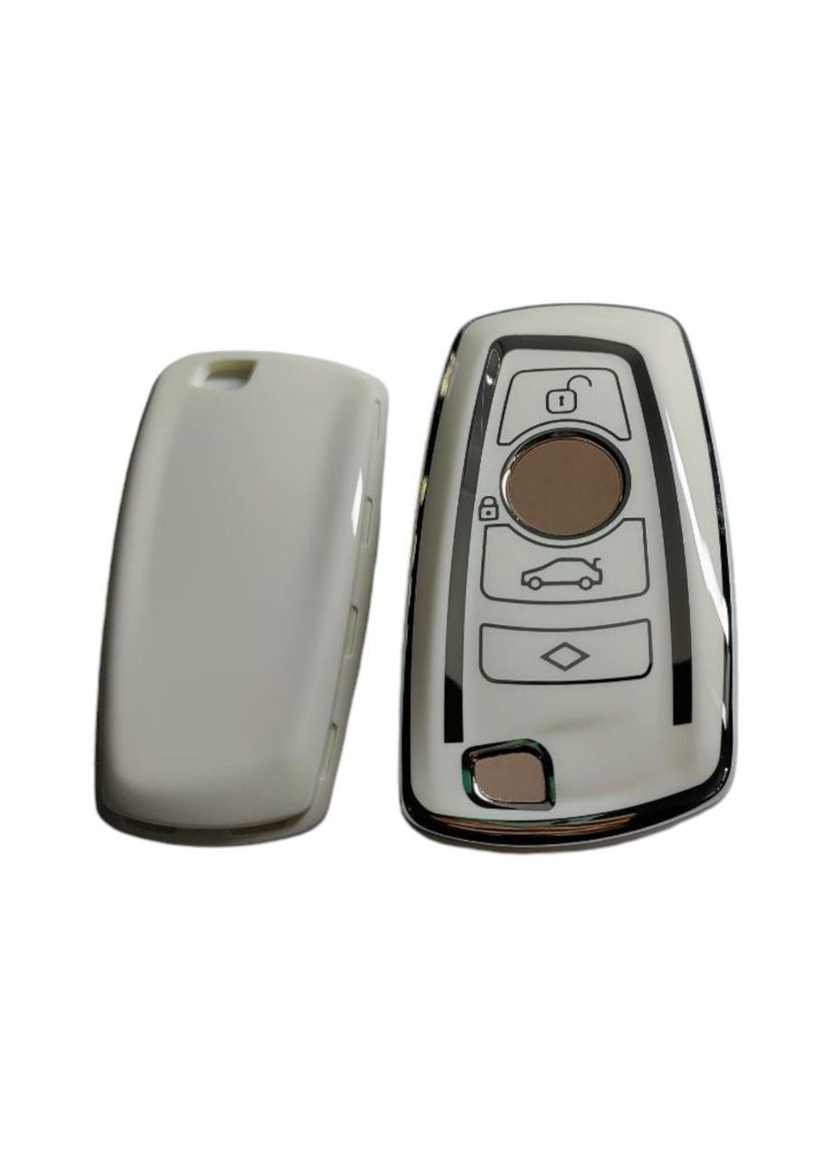Чохол для ключа зі срібним обідком BMW (330788864)