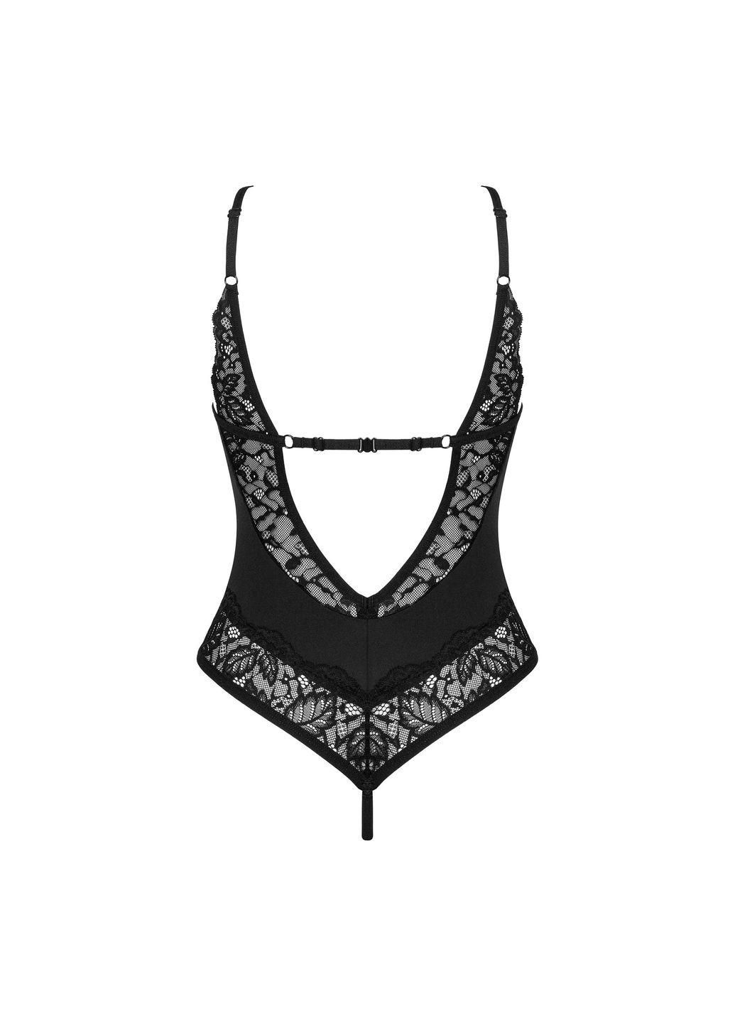 Мереживний боді з відкритим доступом Bellastia чорний, Obsessive (335833449)