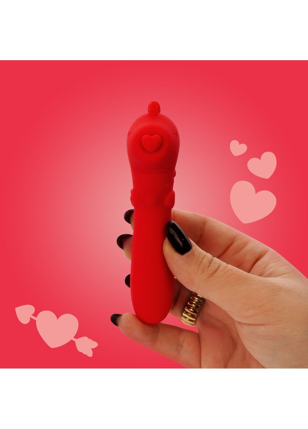 Вибратор-единорожка USB Bullet - Cupid's Beau, виброшар, USB-зарядка - CherryLove Unihorn (369666152)