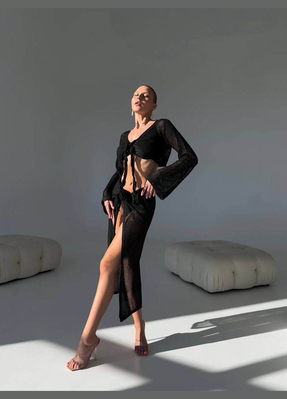 Пляжный вязаный костюм No Brand (332608044)