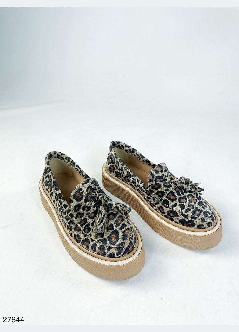 No Brand Стильные женские туфли бежевый з натуральная замша, — демисезон (299722581)