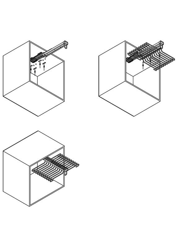 Брючниця верхнього кріплення подвійна Хром/Білий Muller (341377942)