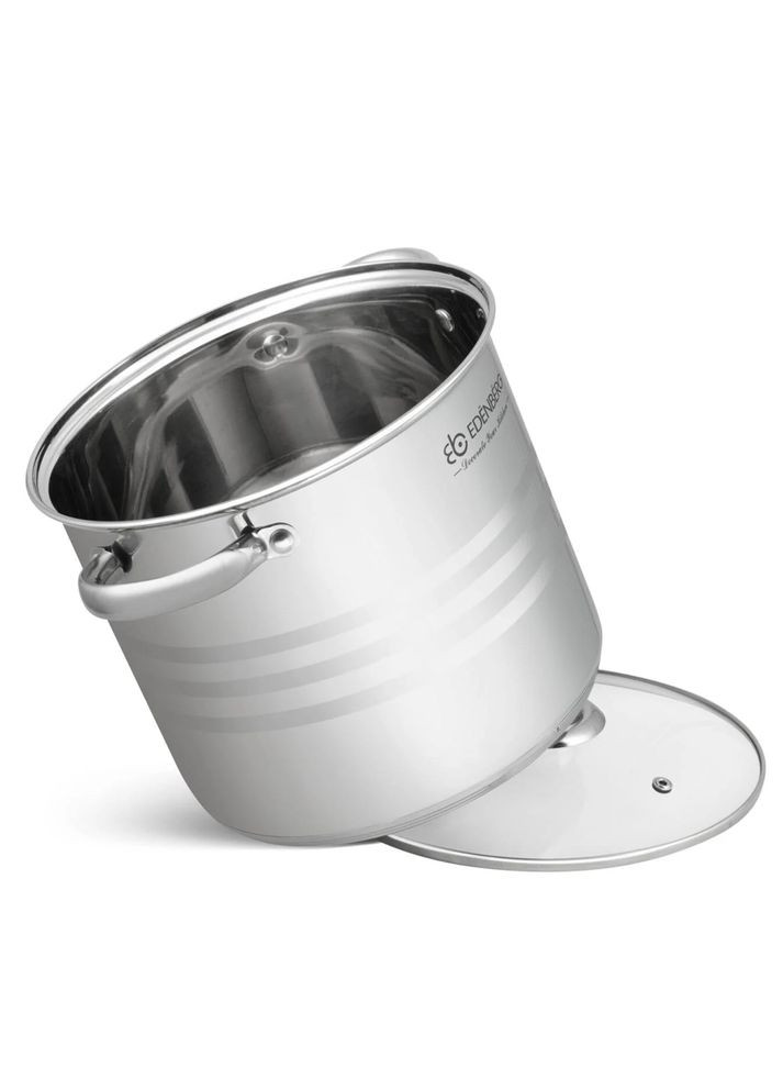 Каструлі EB-522 з капсульним дном для індукційної плити з нержавіючої сталі 6 предметів Edenberg (360654670)