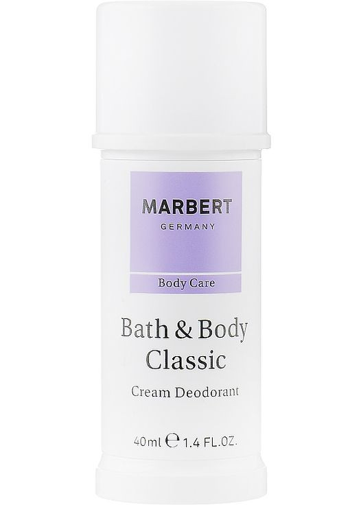Кремовый дезодорант Bath&Body Classic Cream Deodorant 40ml (820957-31158424) Marbert (368633143)