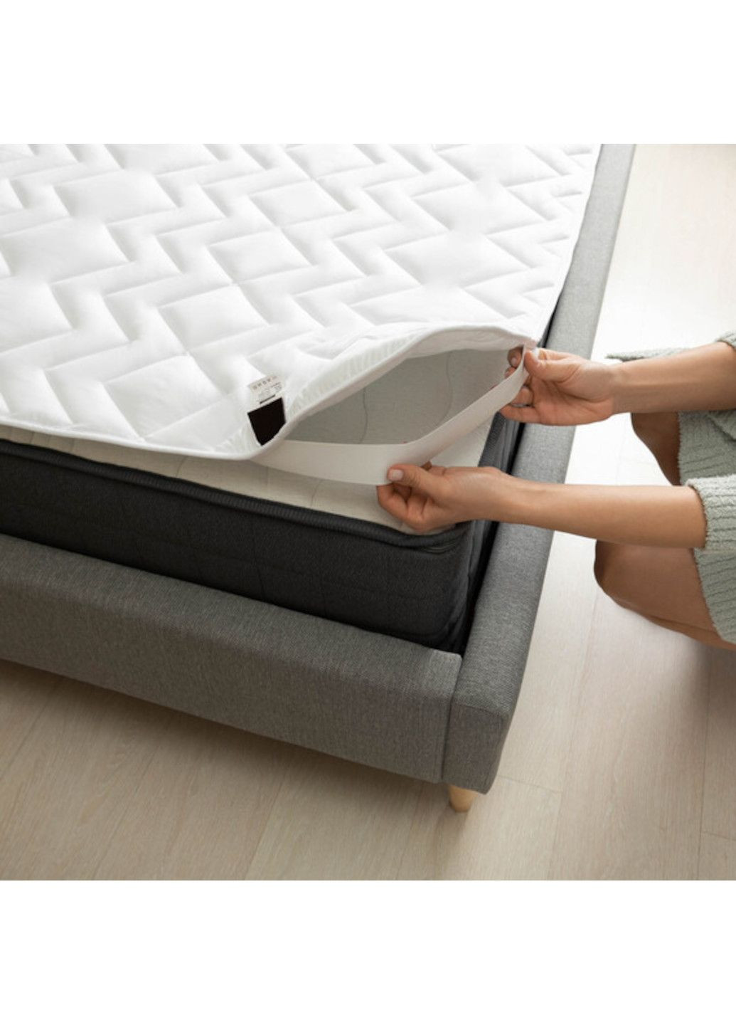 Наматрасник "NORDIC COMFORT" 140х200 см (с эластичными лентами по углам) IDEIA (330644563)