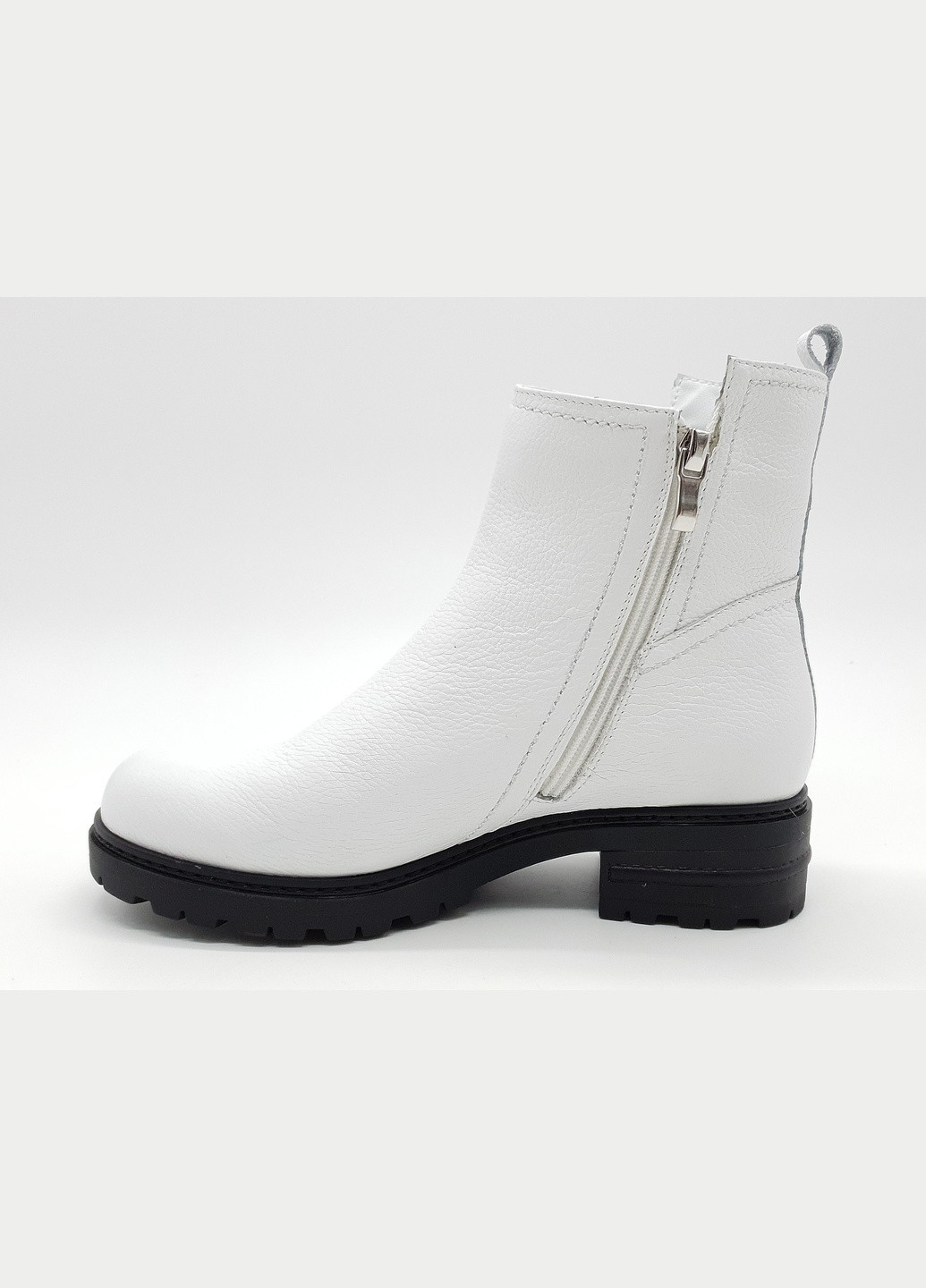 Жіночі черевики зимові білі шкіряні P-11-5 26 см (р) patterns (259299749)