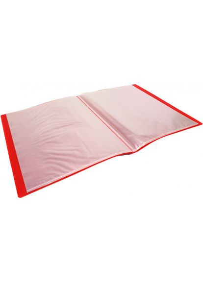 Папка з 20-ма файлами А4 червона (24) E30602-03 ECONOMIX (322499710)