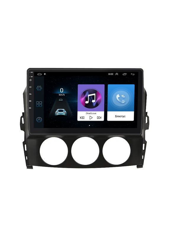 Штатная магнитола для Mazda MX-5 III (NC) Рестайлинг 2008-2015 экран 9" 1/16Gb Wi-Fi GPS Base 5шт Lesko (336205838)