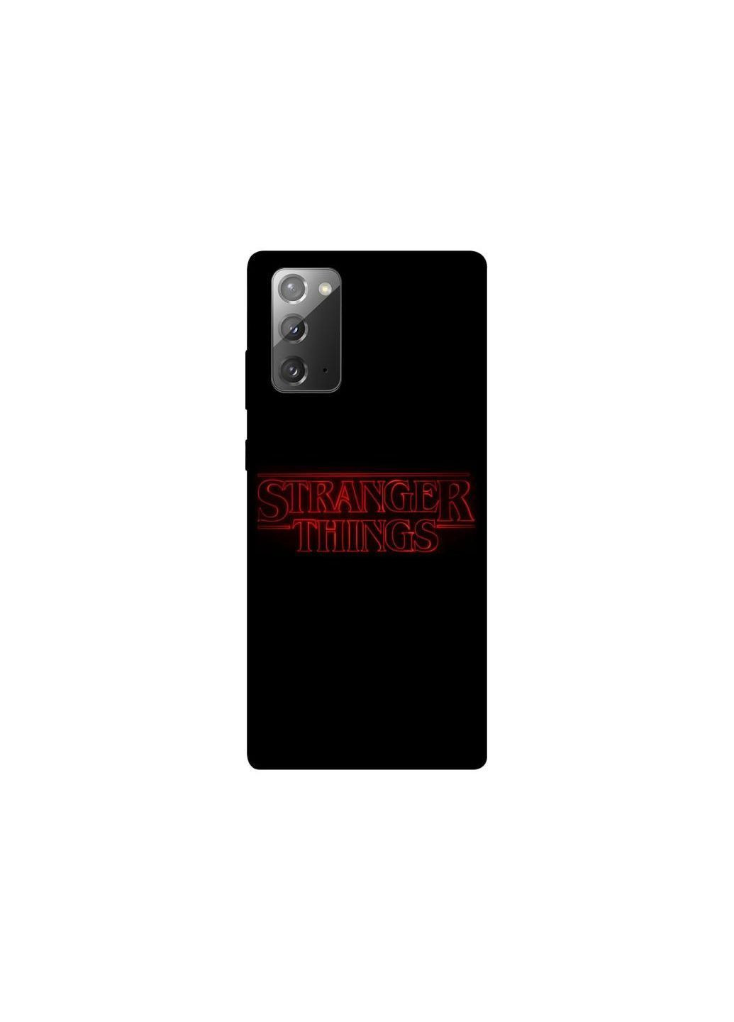 Чехол на Samsung Galaxy Note 20 Stranger Things ver.5 Frontalka (365303622)