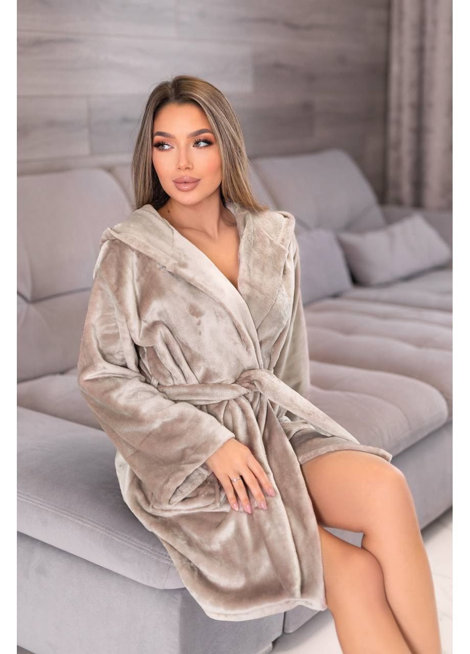 Женский махровый халат No Brand (365805047)