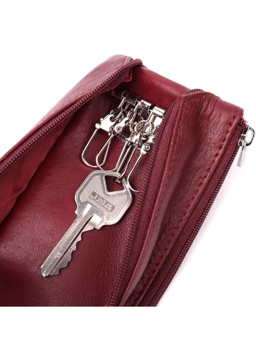 Кожаная ключница на молнии 22558 st leather (362417533)