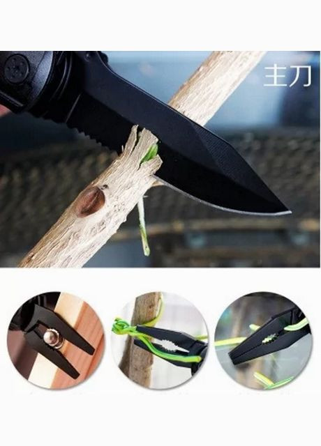 Мультитул Плоскогубцы Кусачки IPRee 9 в 1 + Отвертка, пила, нож, пассатижи + биты (5002331) Clefers (315633903)