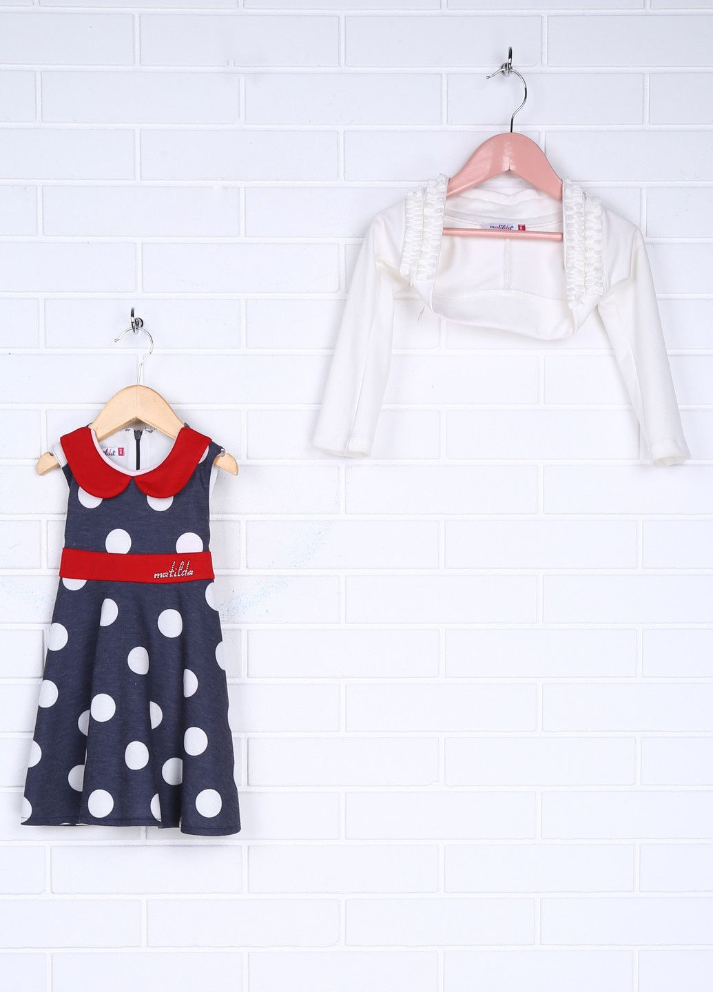 Синее комплект (платье,болеро) дев. 3937 matilda Модняшки (316262094)