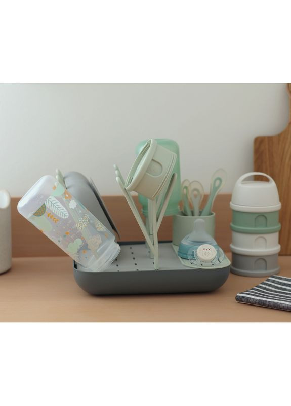 Сушарка для посуду Forest, зелений/сірий () Beaba 911731 (331789189)