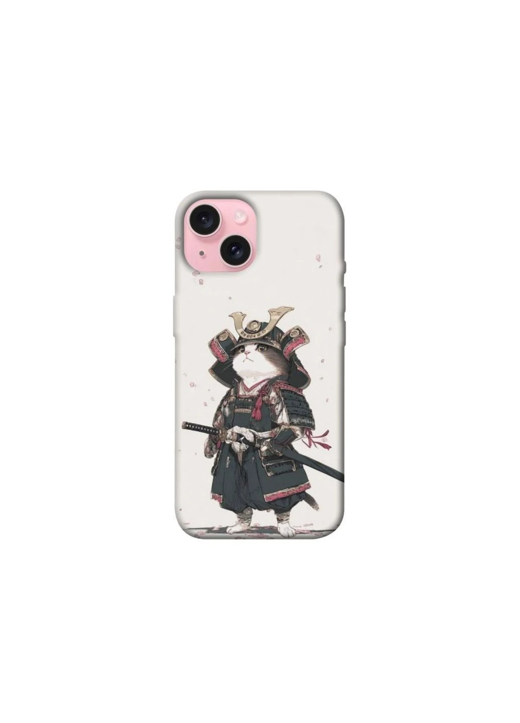 Чехол на Apple iPhone 15 (6.1") Samurai Cat Warrior Frontalka (380780480)