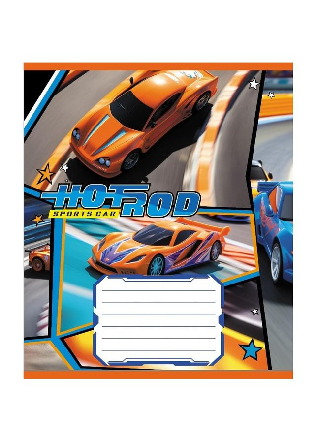 Зошит учнівський "Супертрак" 018-530353K-2 в клітинку, 18 аркушів No Brand (362569338)