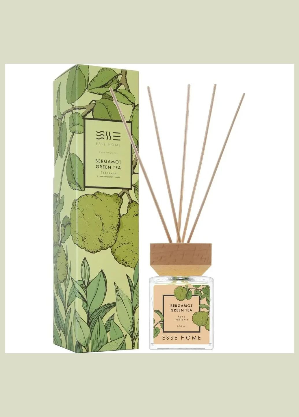 Аромадиффузор Home Бергамот и зеленый чай 100мл ESSE (332627742)