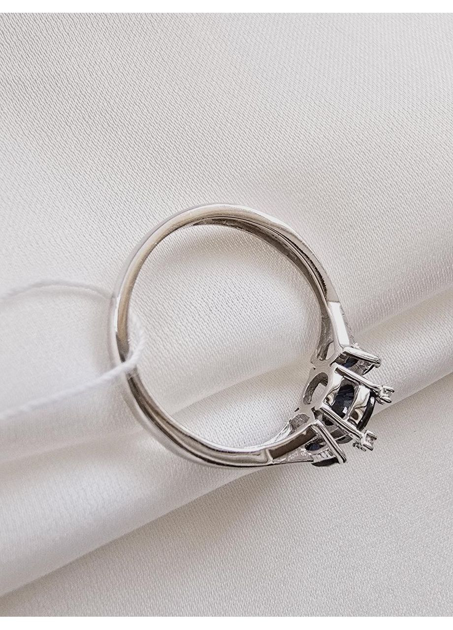 Золотое кольцо с сапфирами и бриллиантами (16р) 11350-7к. Багет (371683334)