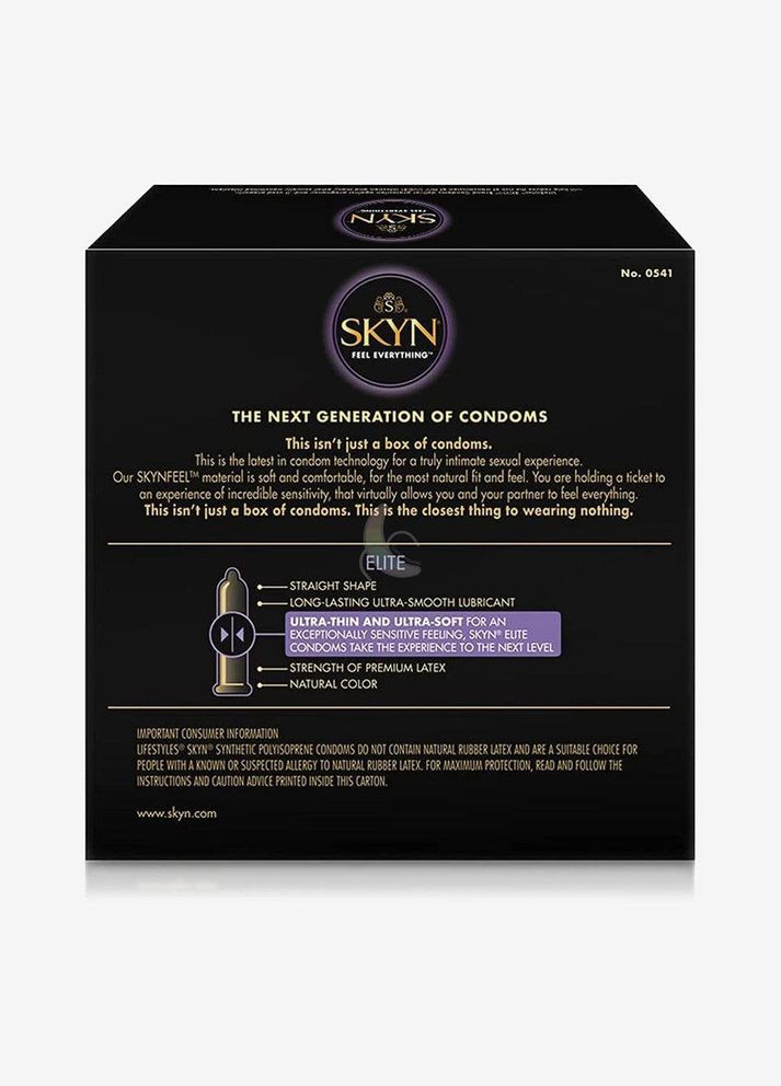 Презервативы ELITE 10 шт безлатексные ультратонкие SKYN (303890674)