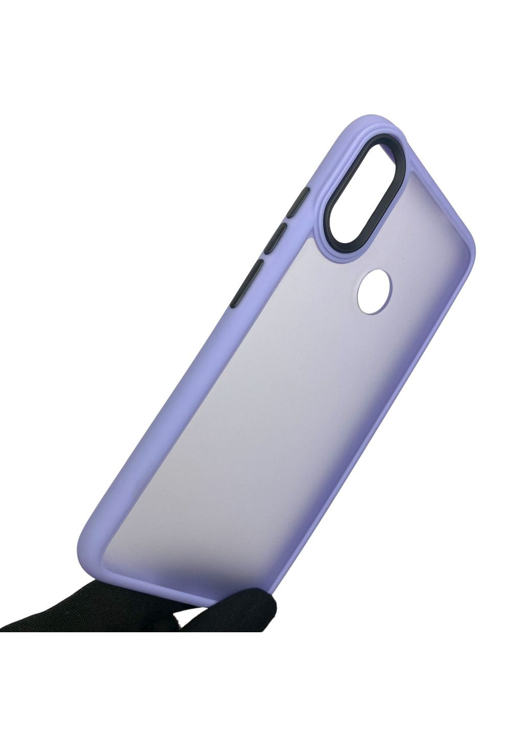 Чехол для Redmi Note 7 Pro противоударный матовый с высокими бортами на сяоми редми нот 7 про сиреневый Xiaomi (366021358)