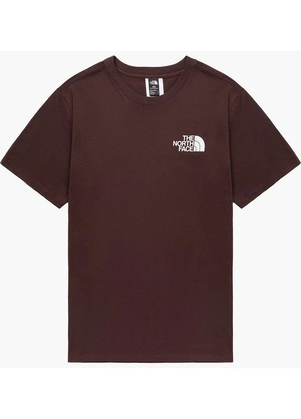 Коричнева футболка nse box t-shirt brown nf0a812h The North Face