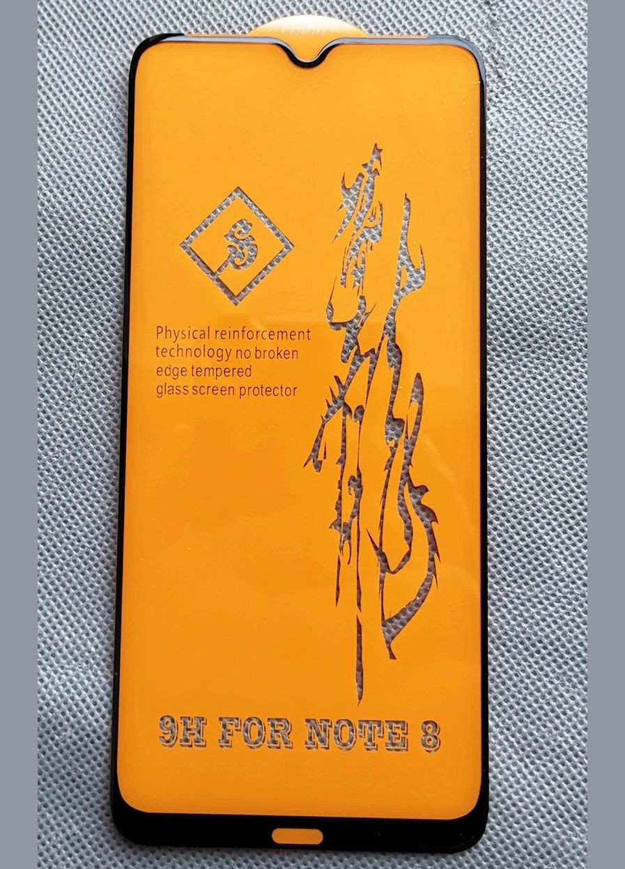 6D защитное стекло для Xiaomi Redmi Note 8 9H на весь экран клей по всей поверхности Rinbo (322212015)