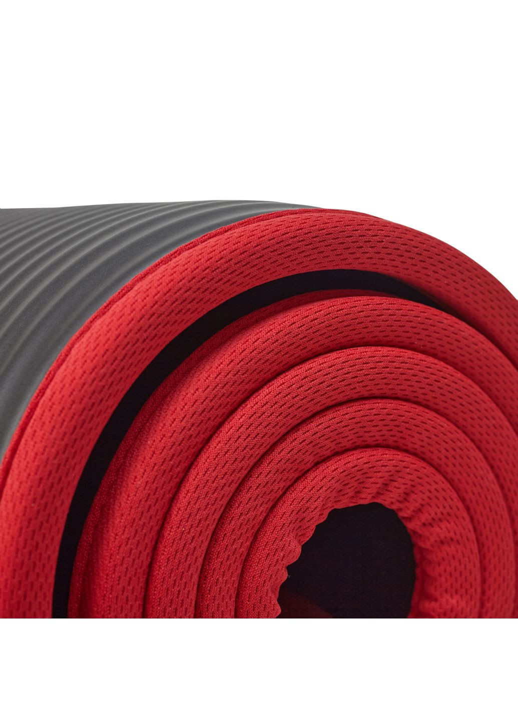 Коврик/мат NBR с отделкой края тканью 183x61x1 см Blue-Black + чехол-сумка в подарок (TOP18124795/1) TECOFIT (370439618)